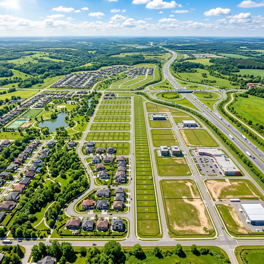 Gated premium colony plot space